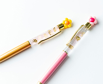 春のスノードームボールペン